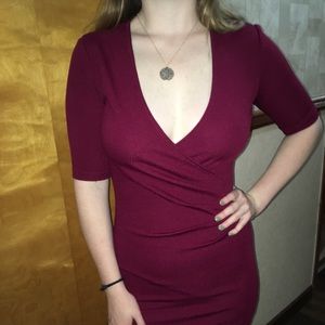 NWT Sexy fuchsia dress